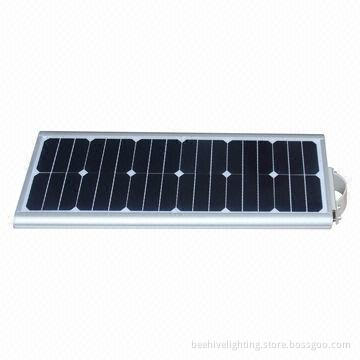 All-in-one integrated solar LED street light, 30W power with motion sensor